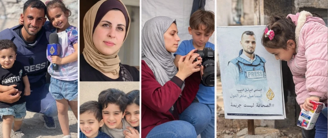 زوجات الشهداء في غزة