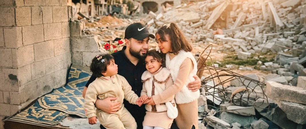 زوجات الشهداء في غزة