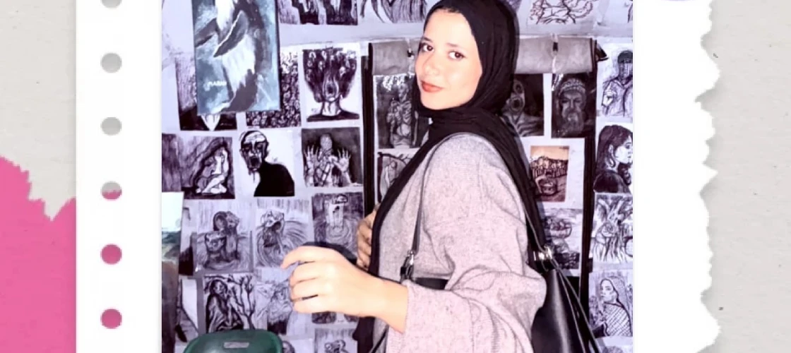 الرسامة مرح الزعانين