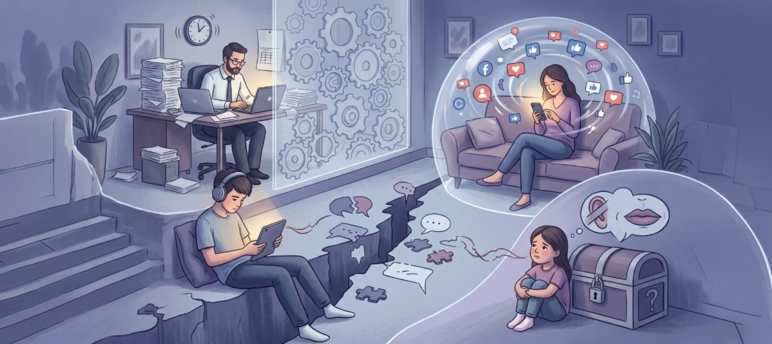 أسباب ضعف التواصل داخل الأسرة