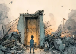 قصف البيوت في غزة