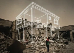 أطفال لا يعرفون المنزل في غزة