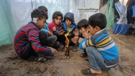 شتاء الأطفال في غزة