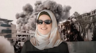 الإعلامية وردة الشنطي أول إعلامية كفيفة في فلسطين