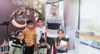 أطفال الشهداء في عزة