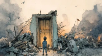 قصف البيوت في غزة