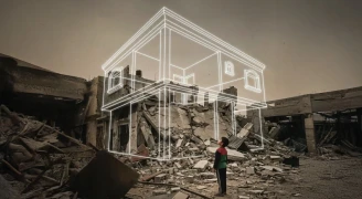 أطفال لا يعرفون المنزل في غزة