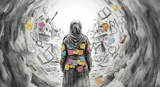 الاحتراق الوظيفي في غزة