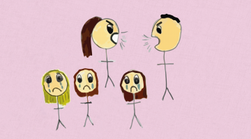 تأثير المشاكل الزوجية على الأبناء