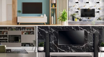 ديكور شاشة البلازما-التلفزيون-