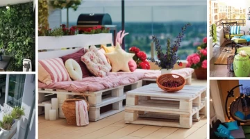 ديكور بلكونة بسيط