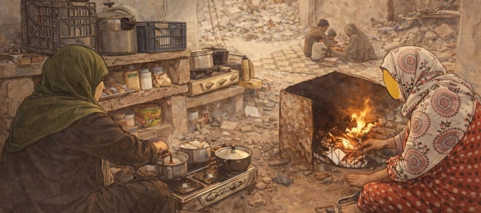 مطبخ الخيمة في غزة