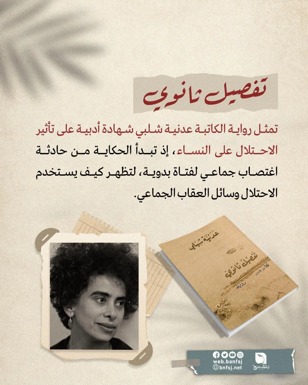 رواية تفصيل ثانوي